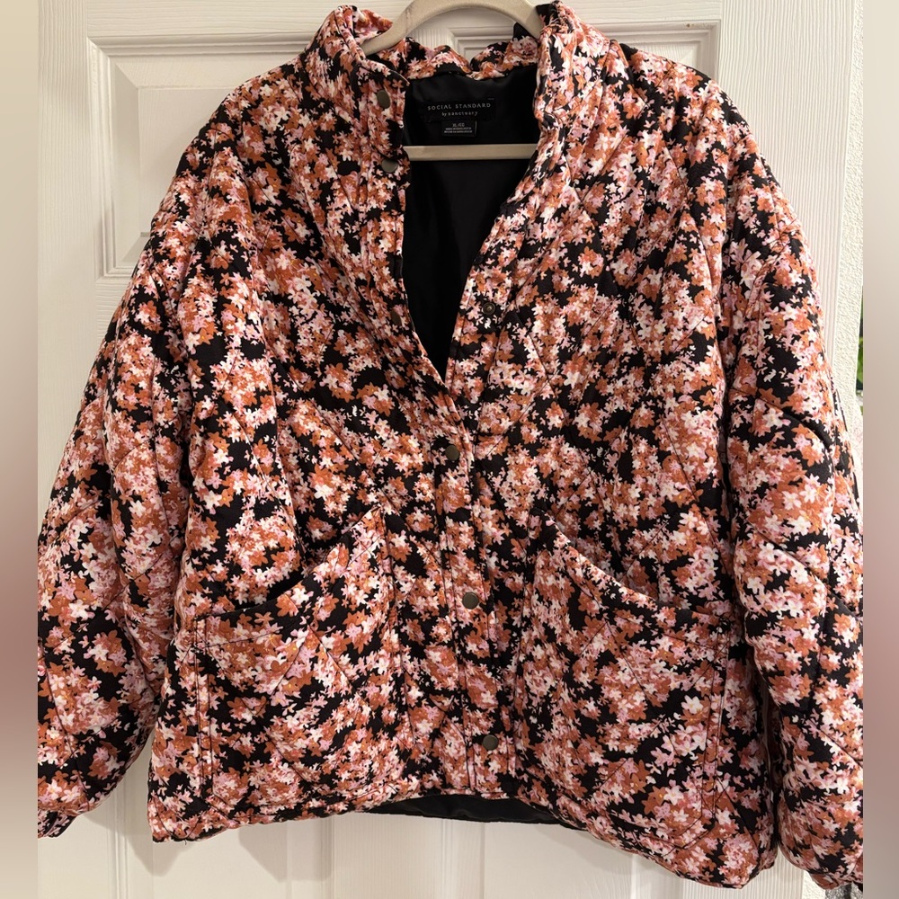 Social Standard by Sanctuary Quilted Floral Jacket